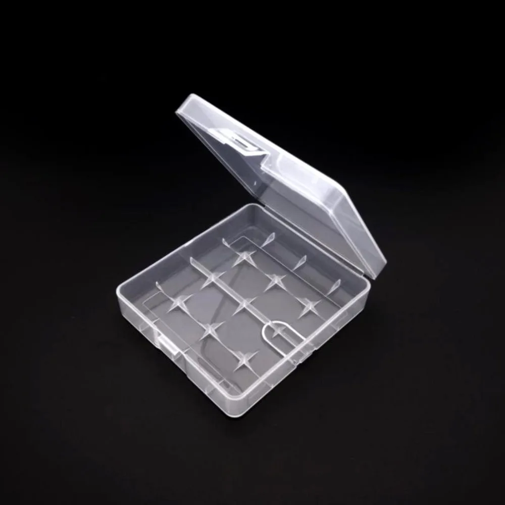 

Portable Plastic Storage Box Case Holder Safe And Dry Practical Durable Box For 4 X 18650 Battery