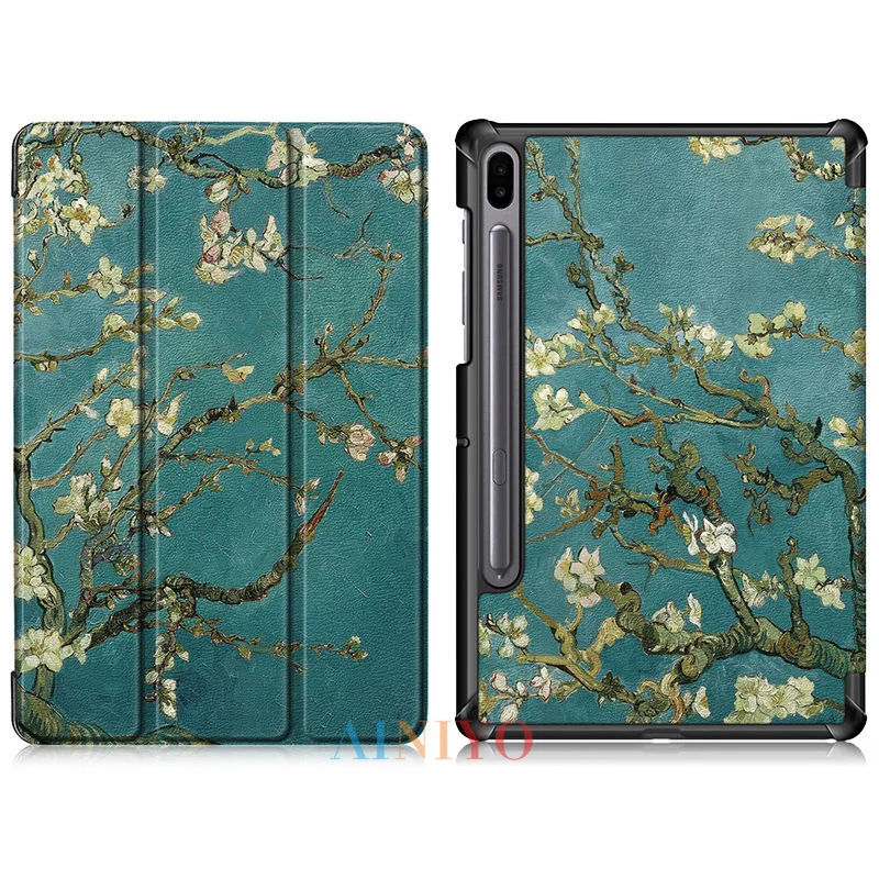style 8 Ультратонкий чехол для samsung Galaxy Tab S6 SM-T860 SM-T865 10,5 чехол для планшета samsung Tab S6 чехол+ Стилус ручка пленка - Цвет: style 8
