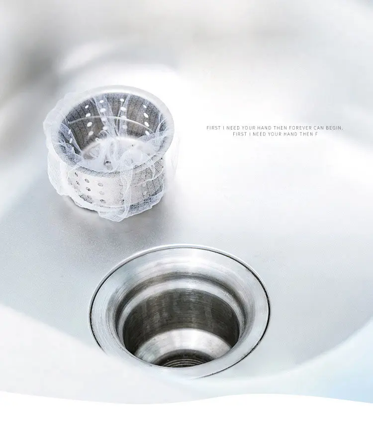 Filter mesh bag with scupper residue hair Catcher Bath Strainer Shower Cover Kitchen Bathroom Basin Sink Strainer Filter Drain