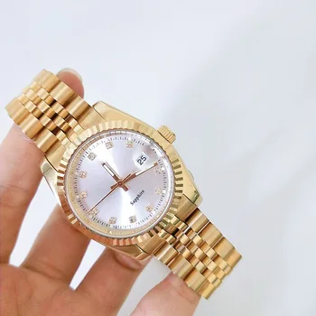 

gold RLX-Water ghost Automatic mechanical watch Stainless steel Swiss luxury brand Business wrist watches designer clock