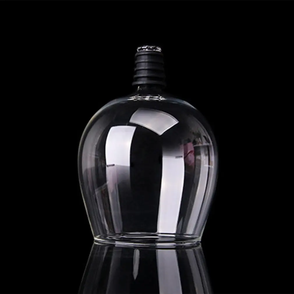 

Fashionable Unique Crystal Transparent Glass Red Wine Bottle 401-500ml Screwing Drinking Straight Cup Party Bar Tools