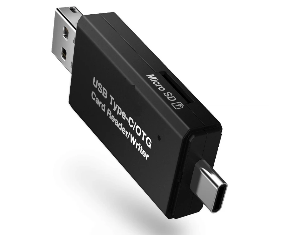 Портативный USB 3,0 Micro USB OTG type C адаптер SD карта TF считыватель с разъемом для телефона планшета