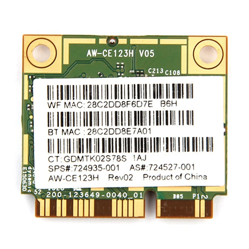 Двухдиапазонный Bcm94352Hmb Bcm94352 802,11/Ac 867 Мбит/с Wifi Bluetooth 4,0 Mini Pci-E беспроводная карта Aw-Ce123H Wi-Fi