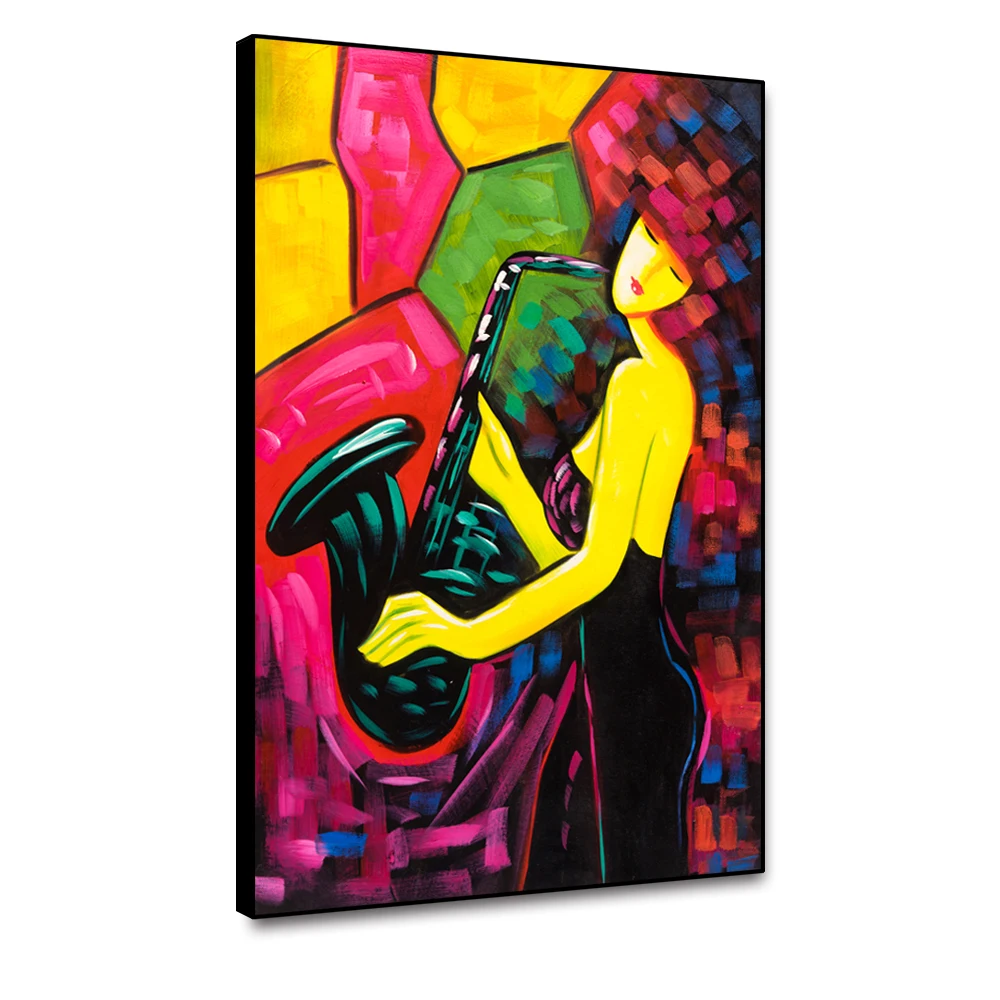 Abstract Girl Figure Picture Canvas Painting Calligraphy Poster And Print Home Decor Picture for Living Room Bedroom Bathroom