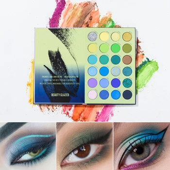 

72 Color Eye Shadow Palette 3 Layer Matte Eyeshadow Waterproof Makeup Diamond Metallic Shiny Shadows Pigment Eye Cosmetics TSLM4