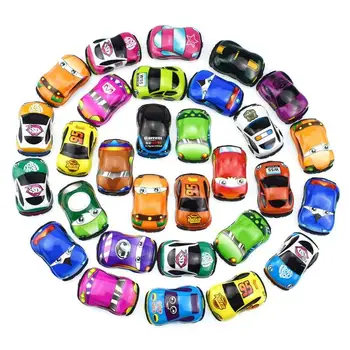 

Cartoon Modeling PVC Soft Shell Pull Back Racer Mini Model Car Kids Toys
