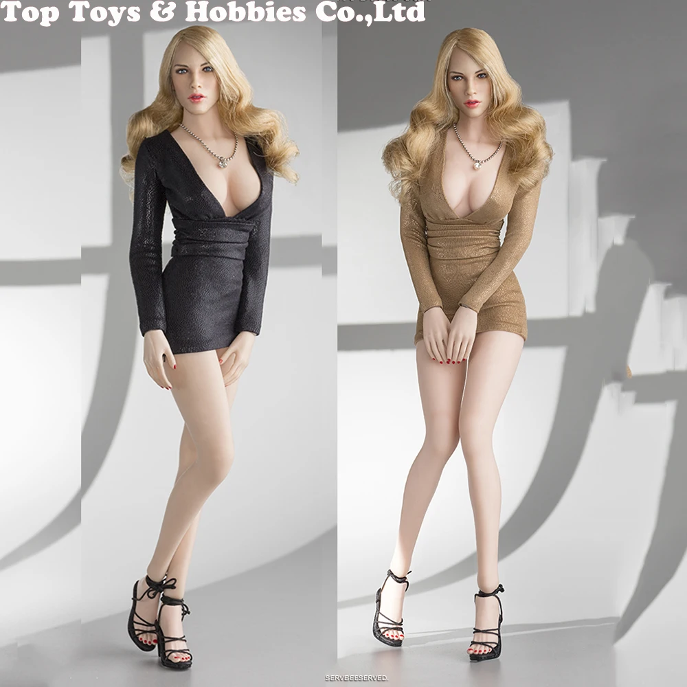 

VERYCOOL ACCESSORIES VCL-1002 1/6 Fashion head Short Dress Suit Model with High-heeled shoes for 12'' seamless S20A body