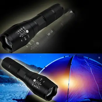 

LED Flashlight Torch XML-T6 5 Modes Hiking Climbing Cycling Tactical Military Camping Emergent Lamp Portable 1000LM Waterproof