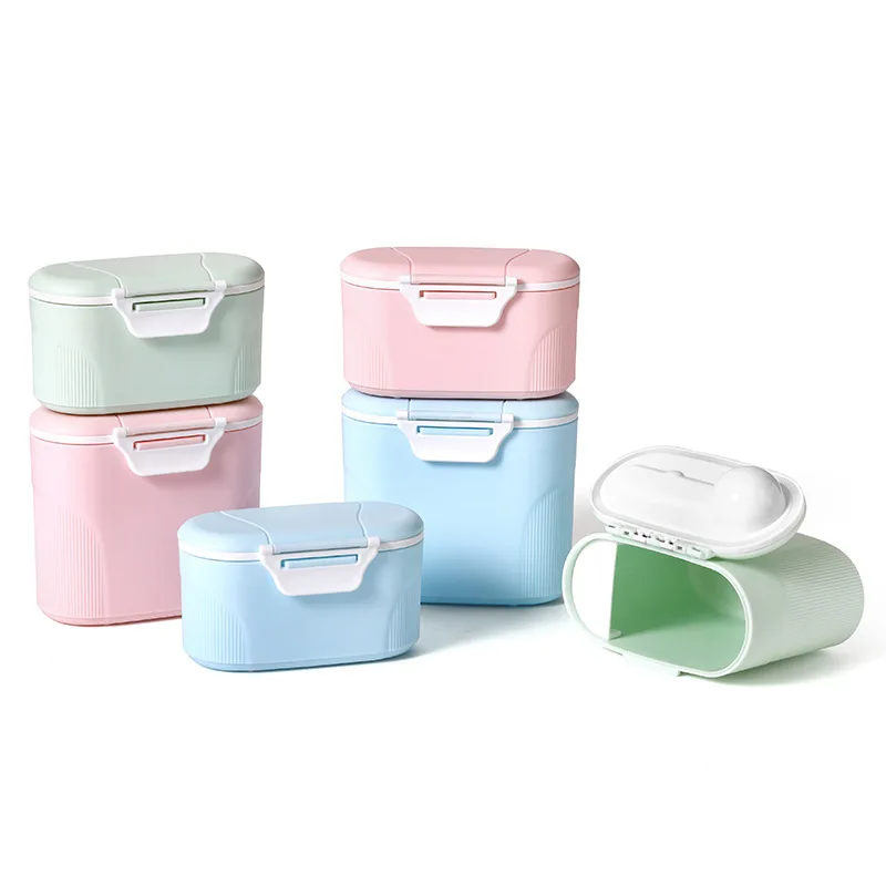 

Baby Storage Feeding Box for Kids Food PP Box Formula Milk Storage Infants Portable Milk Powder Formula Dispenser Food Container