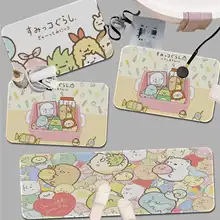 Sumikko Gurashi – tapis de sol en flanelle imprimé, dessin animé japonais, paillasson antidérapant pour décor de salle de bain, pour salon, cuisine, paillasson de bienvenue 