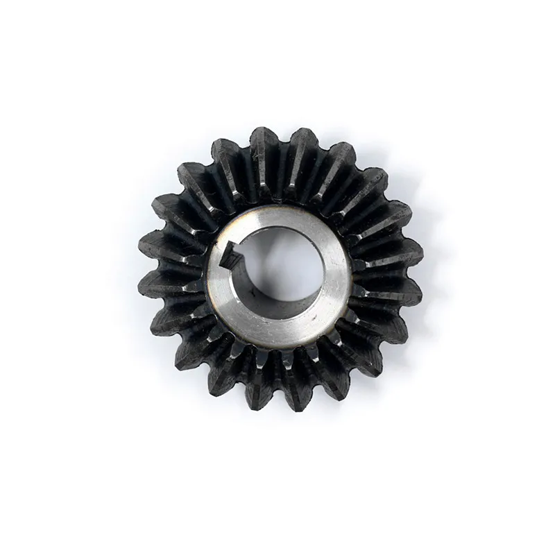 HLTNC 1Pc 2Mod 20/25/30 Teeth 12/14/24mm hole 90 Degree 1:1 Carbon Steel Bevel Gear With Hardened Tooth Surface For CNC Engraver