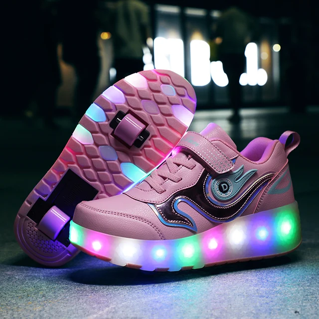 waterbestendig Horzel leerling Maat 28-43 Gloeiende Wiel Schoenen Voor Kinderen Roller Skate Schoenen Met  Verlichting Kinderen Jongens Meisjes Usb Opgeladen Lichtgevende schoenen  Met Wiel - AliExpress Moeder & Kinderen