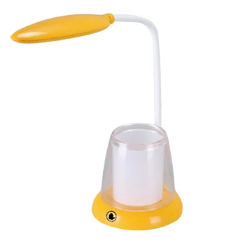 

ICOCO Energy Saving Creative Touch Sensitive Desk Lamp Dimmable Bedroom LED Lamp Students Table Lamp With Pen Holder