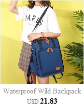 School Backpacks For Teenagers High Quality Women Waterproof Mum Bag Multi-function Backpack Wild Large Capacity E7