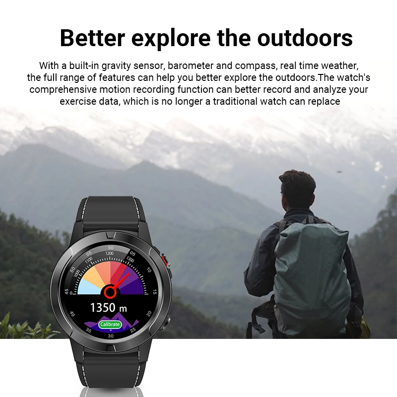 Смарт-часы CZJW M4 с Bluetooth и функцией вызова, gps, уличные компасы, фитнес-часы для мужчин, пульсометр, многофункциональные часы, умные носимые устройства