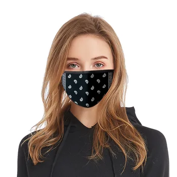 

Bandana Reusable Mouth Mask Washable Protective PM2.5 Mouth Masks Non Woven Breathable Anti-Dust Protective Masks