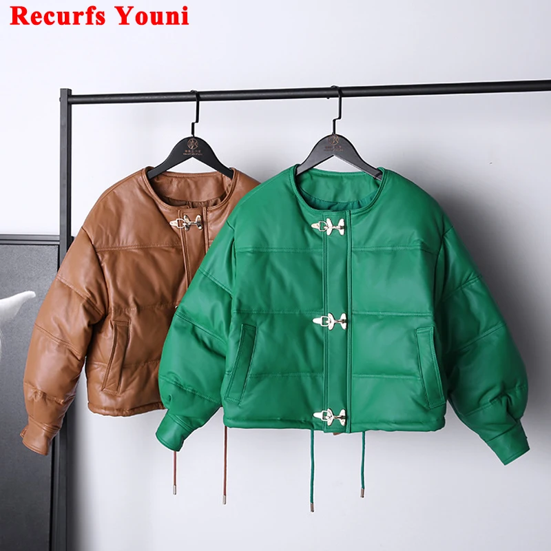 Рисунок 2 - Женский теплый пуховик из шкуры ягненка