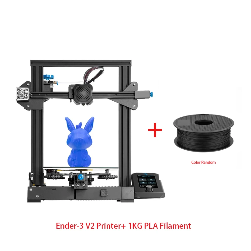 Creality 3D Printer Ender 3 V2 Upgraded Silent Motherboard Mainboard for Carborundum Glass Platform LCD Screen Printing Machine best resin 3d printer 3D Printers