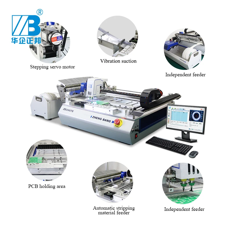 

Surface Mount Mounter Vision Visual Placement Led Printer Line Smd Smt Pick And Place Machine Small Production