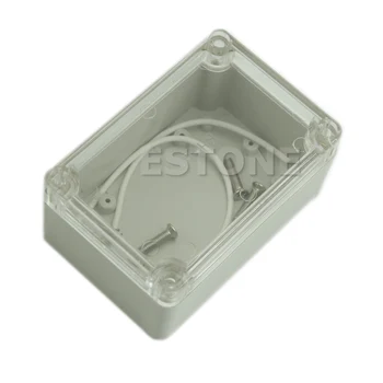 

Plastic Waterproof Clear Cover Electronic Project Box Enclosure Case 100x68x50mm