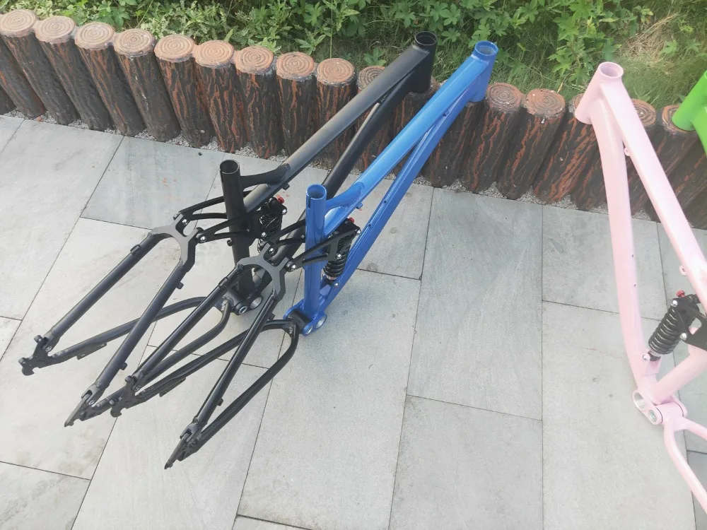 Excellent Sot-tail frames  190mm travel  bicycle  frame  27.5X17 mountain  bike frame   27.5X1.75-2.1 4