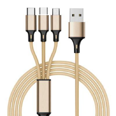 65 watt usb c charger 3 In 1 Type C Micro USB Multi Charger Cable for Xiaomi Redmi Note 5 Samsung A60 S9 S8 Mobile Phone USB Cord USB-C Charging Cabel mobile phone chargers Chargers