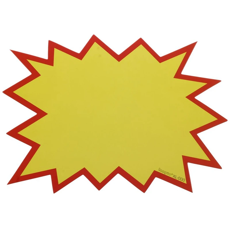 20 Pcs Supermarket Sale POP Price Tag: 10 Pcs Price Tags POP Paper with 10 Pcs POP Price Tags
