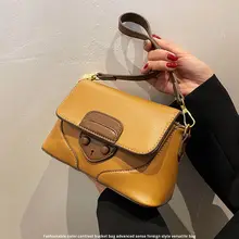 

Small Square Womens Handbags New Arrival 2022 Luxury Leather Shoulder Crossbody Bag For Women Black Brown Beige Baguette Bag