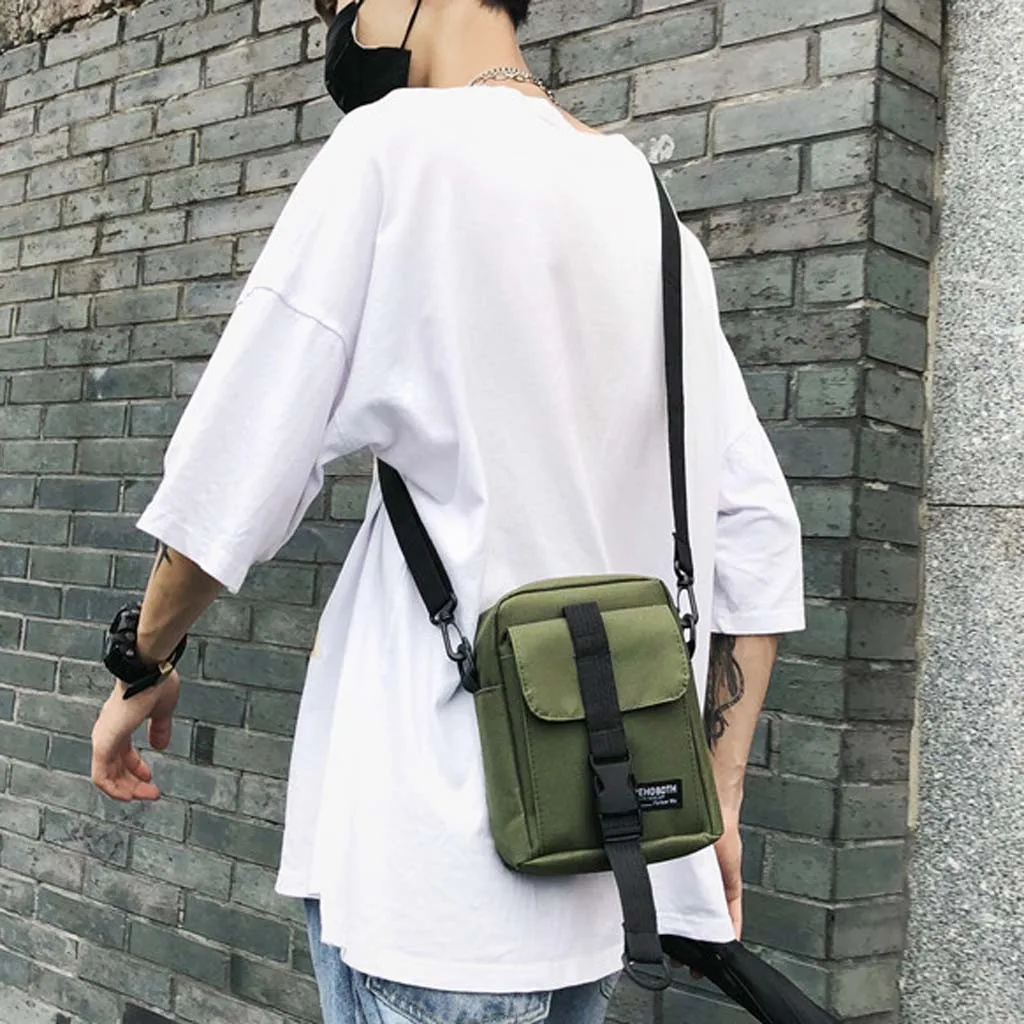 

Unisex Handbags for Women 2019 Women Men Outdoor Multifunction Casual Hasp Small Square bag Messenger Phone Bags bolsas feminina