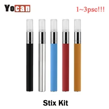 1~ 3 шт/лот комплект Yocan Stix Vape ручка с 320 мАч встроенный аккумулятор Топ система наполнения электронная сигарета набор для получения пара