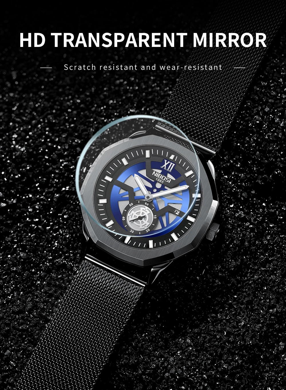 Stainless & Quartz Watch 2518 Nibosi