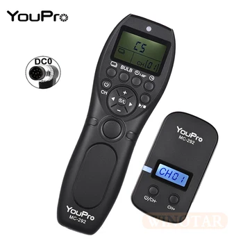 

YouPro MC-292 DC0 2.4G Wireless Remote Control Shutter Release Transmitter Receiver for Nikon D5 D4S D4 Fujifilm DSLR Camera