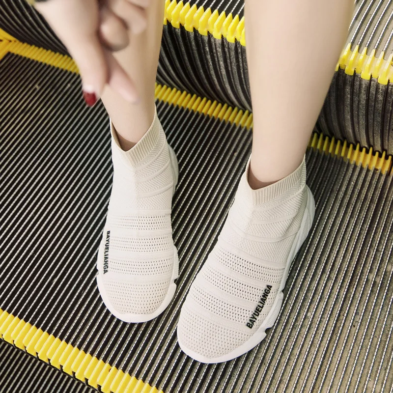 

New Style 2019 Fashion wa zi xie Women's Hollow out Loafers Men's High Shoes Korean-style Versatile Breathable