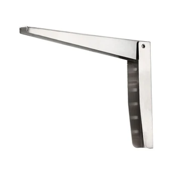 

uxcell 1-2Pcs Folding Bracket 8" 10" for Shelves Table Desk Wall Mounted Support Collapsible Long Release Arm Space Saving