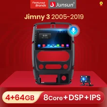 Junsun V1 Android 10 AI Voice Control 4G Carplay DSP autoradio lettore multimediale GPS per Suzuki Jimny 3 2005 - 2019 2din no dvd