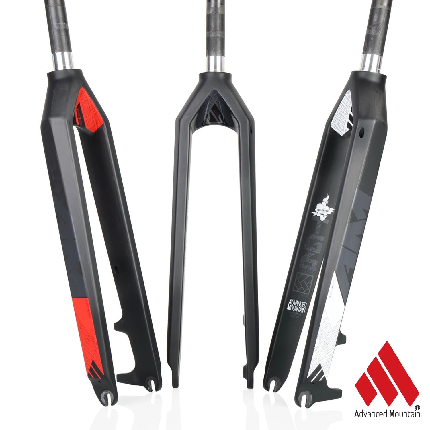 

AM TG6 26/27.5/29er inch 3K Full carbon Fork Bicycle Fork Mtb Road Mountain Bike fork Bicycle Parts 1-1/8
