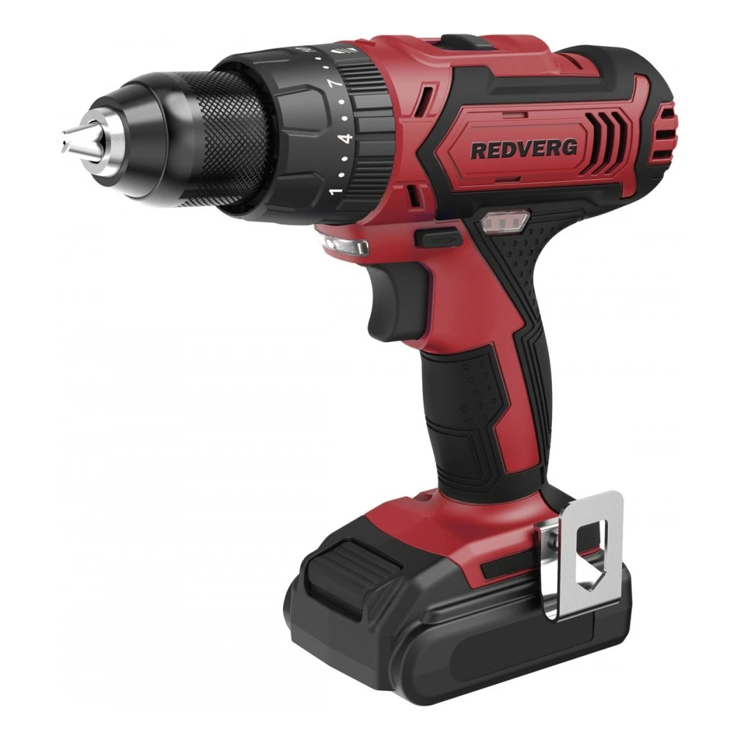 Cordless drill / driver RedVerg RD-ISD18L/2T Electric screwdriver battery rechargeable for ice screws brushless Power tool heimerdinger drilling