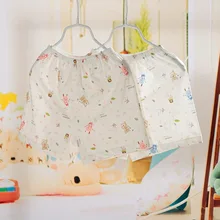 Xiaofulanke/Детские хлопковые шорты; детская одежда для сна; воздухопроницаемые штаны; Ультратонкие штаны для сна; шорты