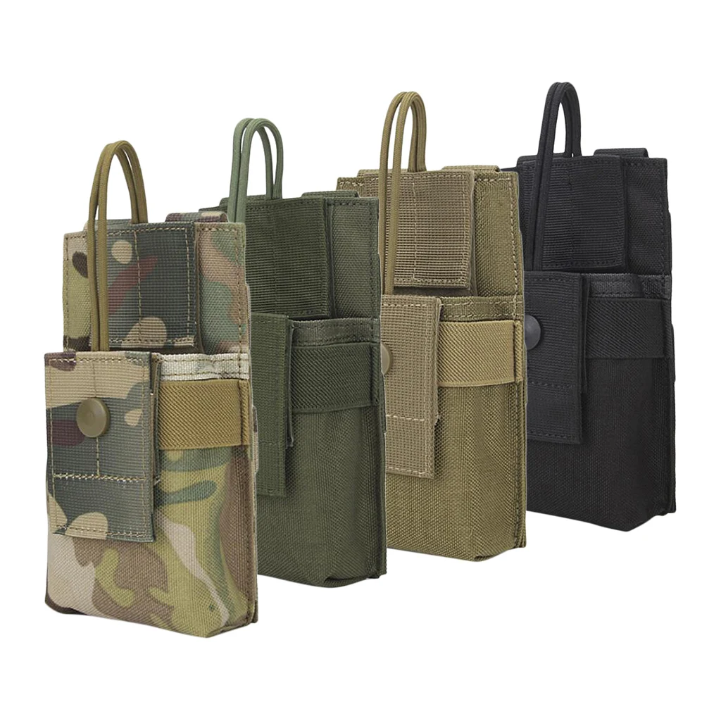 

Molle Pouch Compact Nylon Multipurpose Utility Gadget Belt Waist Bag with Cell Phone Holder