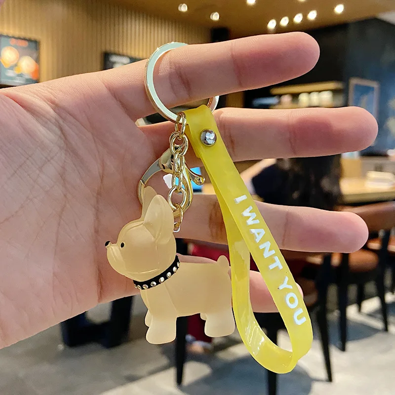 louis vuitton frenchie keychain