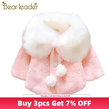 

Bear Leader New Baby Toddler Infant Girls Clothes Cute Fleece Fur Winter Warm Coat Outerwear Cloak Jacket Kids Cute Coat Clothes