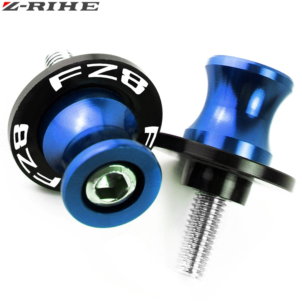 

For Yamaha FZ8 N/S 2010 2011 2012 2013 2014 -2015 6mm Swingarm Stand Screws CNC Motorcycle Accessories Swing Arm Spools Sliders