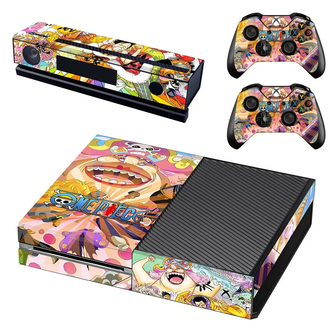 Для xbox one стикер s one piece виниловые наклейки для кожи Стикеры Adesivo для xbox one консоль Kinect два контроллера шкуры