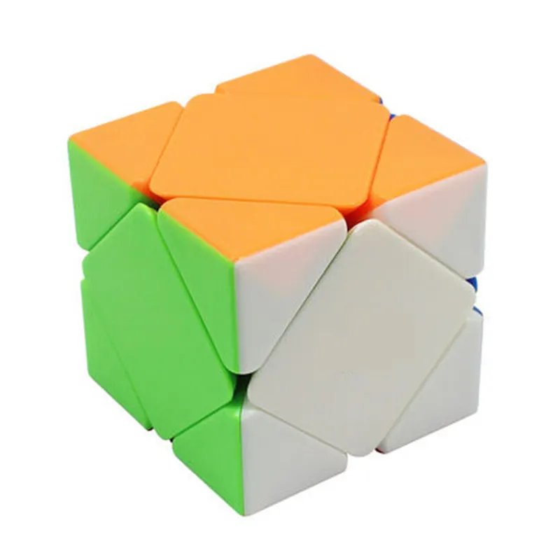 Cubo Magico Skewb магический куб скоростной игрушечный куб Neokub мини развивающая игрушка для детей Магический скоростной куб без наклеек головоломка EE50MF - Цвет: Solid Color