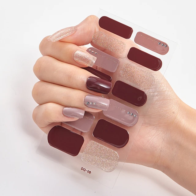 Five Sorts 0f Nail Stickers Decals Plain Stickers Nail Stickers Designer Nails Sticker Designer Nails Art Decoration Nailart DQ-06