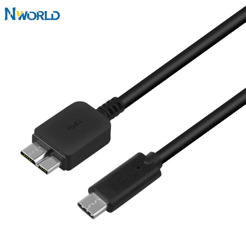 Usb 3 0 Type C к Micro USB B открытый алюминиевый кабель для передачи данных HDD 1 подходит