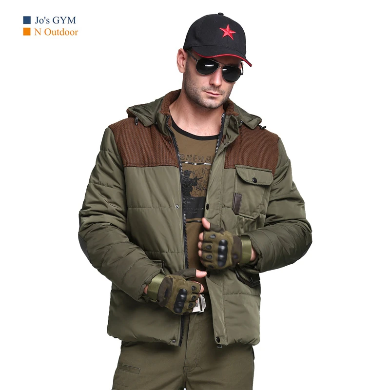 Outwear Winter Army Jacket Men Cotton Thicken Military Tactical Jackets Outdoor Sports Windproof Climbing Hunting Hiking |
