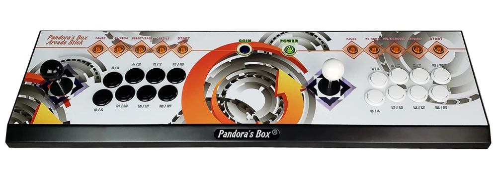 Двойная аркадная игровая консоль с помощью Pandora's 6, мульти игра 1300 в 1