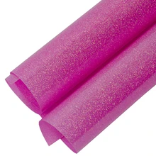 HOHOFILM Holo pink glitter Heat Transfer Vinyl PU T-shirt Vinyl Heat press Vinyl T-shirt Cuttig DIY Iron on Film