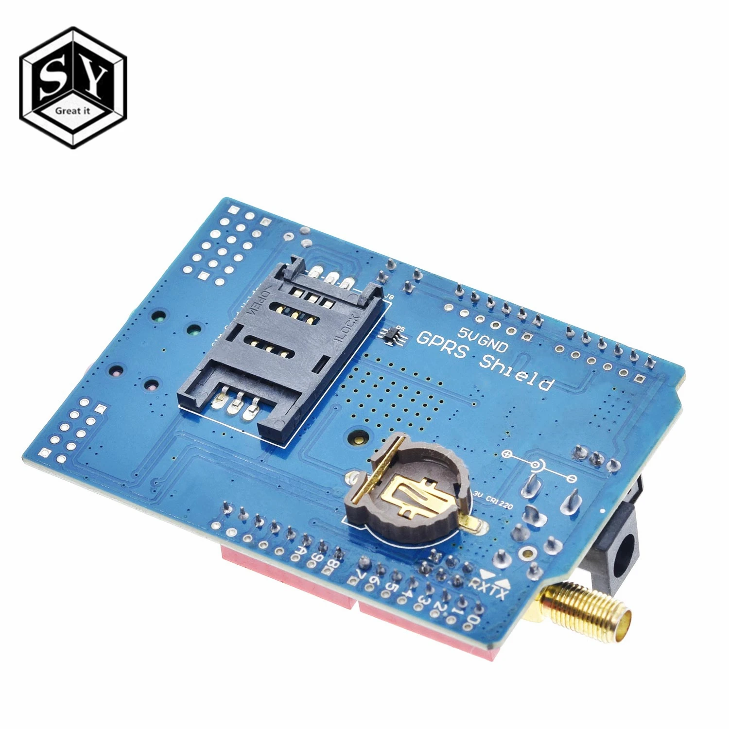 Здорово SIM900 850/900/1800/1900 МГц GPRS/GSM модуль макетной платы комплект для Arduino